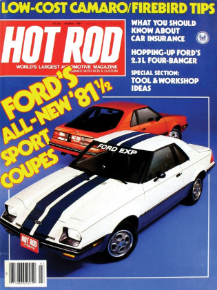 HOT ROD 1981 MAR - EXP-CAPRI, PRO STOCK CHEVETTE
